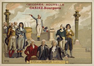 Fete de la Federation, 14 July 1790 by French School