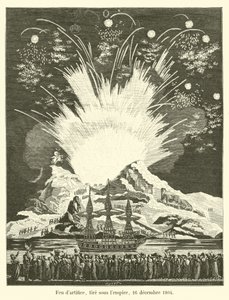 Fireworks, fired under the Empire, December 16, 1804 by French School
