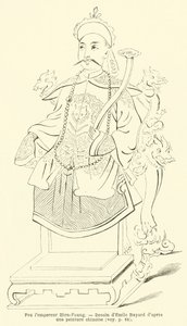 The Late Emperor Hien-Foung (engraving) by French School