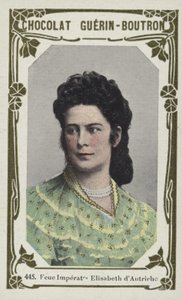 Late Empress Elisabeth of Austria by French School