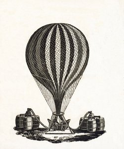 Filling a Hot Air Balloon With Gas, c.1790 by French School