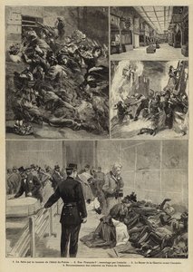 Fire at the Bazar de la Charite, Paris, 1897 by French School