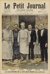 Fire at the Bazar de la Charite, Paris, 1897 by French School