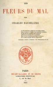 First edition of Les Fleurs du Mal by Charles Baudelaire by French School