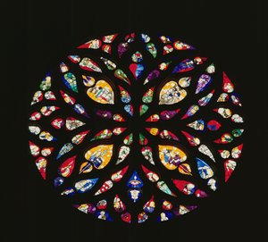 Flamboyant rose window
