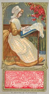 Flemish lace by French School
