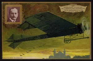 Flight of the Antoinette Aircraft by Henri Demanest, France