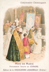 Floral Procession in Honour of the Virgin Mary in the Month of May, Spain
