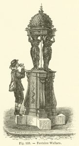 Wallace Fountain (engraving) by French School