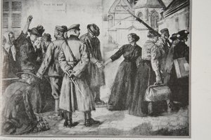 Forcibly removing French civilians from Lille to German labour colonies