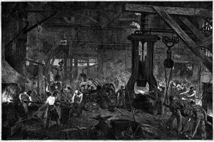 Forge of the Deresne and Cail establishments in Grenelle