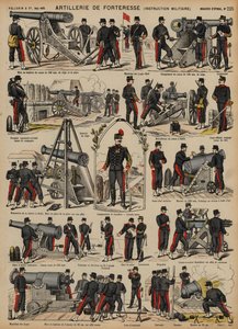 Fortress Artillery of the French Army by French School