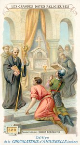 Foundation of the Benedictine Order, 529 by French School