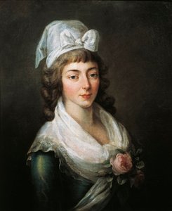 Portrait of Madame Roland (Marie-Jean Roland de la Platiere) by French School