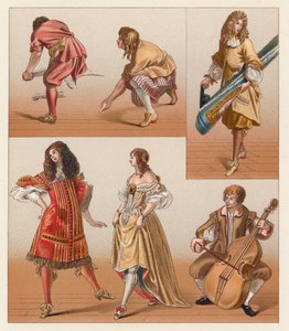 France XVIIth Cent Costume by French School
