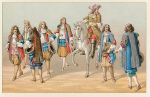 France XVIIth Cent Costume by French School
