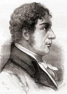 Francesco Zambeccari, from Les Merveilles de la Science, c.1870 by French School