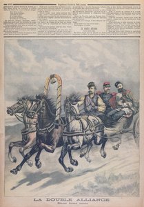 Franco-Russian Alliance, illustration from le Petit Journal by French School