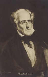 Francois-Rene de Chateaubriand, French writer, politician and historian