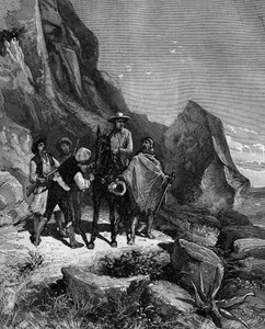 Francois Arago (1786 - 1853) in 1806 went to Spain to complete the measure of the Meridian and one evening he was docked by four bandits by French School