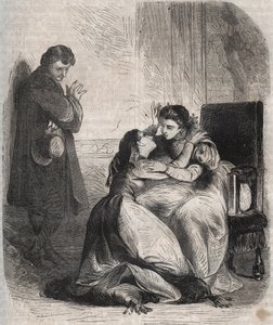 Francoise de Montmorency-Fosseux (1566-1641) Asks Forgiveness to Queen Marguerite de Valois (1553-1615), Known as Queen Margot. She Is the Mistress of King Henry IV (1553-1610) and Is Apprehensively Giving Birth to Their Child by French School
