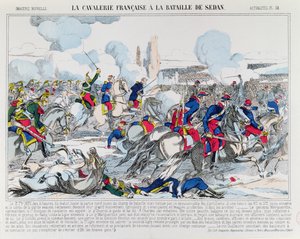 French Cavalry Troops at the Battle of Sedan, 1st September 1870 by French School
