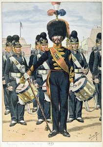 French Naval Band in 1837, c.1900 by French School