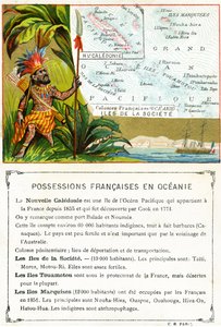 French Possessions in Oceania, c.1890 by French School