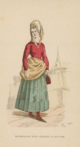 French Bourgeois Woman of the Reign of Charles VI, 1382