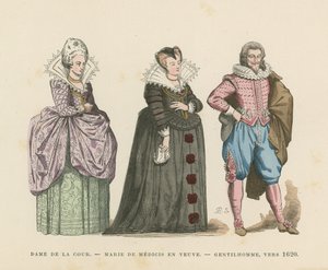 French costume, early 17th Century by French School