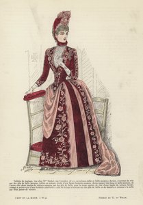 French Fashion Plate, 1885-86
