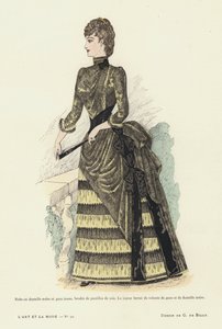 French Fashion Plate, 1885-86