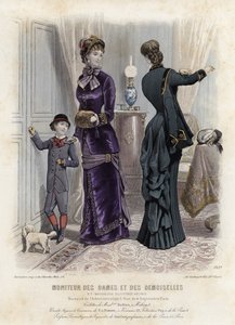 French fashion plate, late 19th century