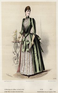 French fashion plate, late 19th century