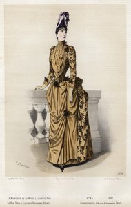 French fashion plate, late 19th century