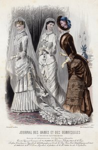 French fashion plate, late 19th century