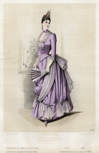French fashion plate, late 19th century