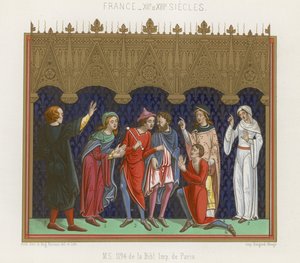 French Figures of the 12th and 13th Century by French School