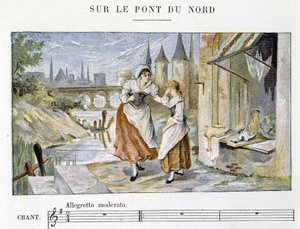 French folk and traditional song: Sur le pont du Nord, n.d. by French School