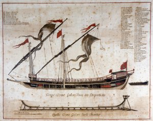 French Galley by French School