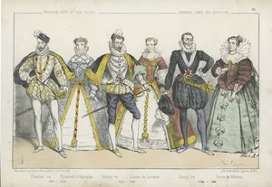 French Kings and Queens of the 16th and 17th Century by French School