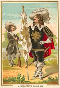 French musketeers of the time of Louis XIV by French School