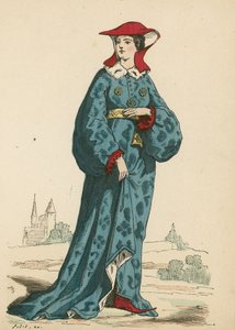 French Noblewoman, 1395 by French School