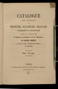 Frontispiece for the catalogue for the Salon des Refuses, 1863 by French School