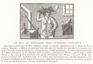 Frontispiece of Le Pere Duchesne, 1790s by French School