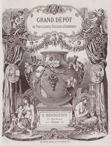 Frontispiece to the Catalogue of the Grand Depot of Porcelains, Faiences and Glassware