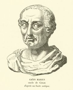 Gaius Marius, uncle of Julius Caesar by French School