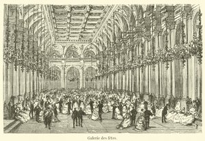 Gallery of festivities by French School