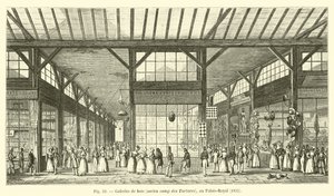 Wooden Galleries, Former Camp of the Tartars, at the Palais-Royal, 1825 by French School