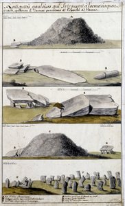 Gallic Antiquities Located in Locmaziaquev, Crach, Quiberon and Carnac, Parishes of the Eveche de Vanne - in 